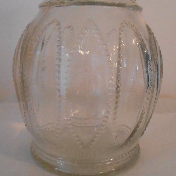 Vintage Avon 1982? Clear Glass Decorative Decanter Starburst Bottom No Flaws - Picture 1 of 5